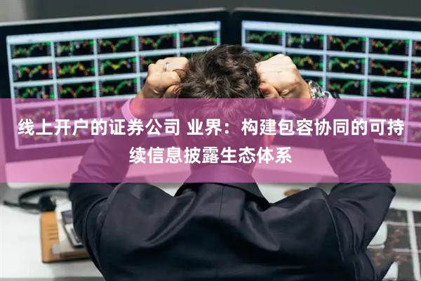 线上开户的证券公司 业界：构建包容协同的可持续信息披露生态体系